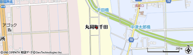 福井県坂井市丸岡町千田周辺の地図