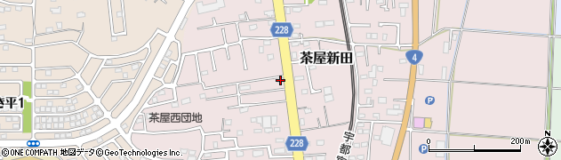 茨城県古河市茶屋新田434周辺の地図