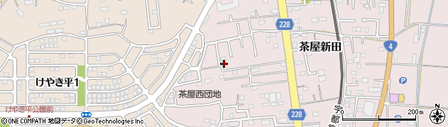 茨城県古河市茶屋新田451周辺の地図
