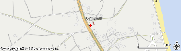 大竹公民館周辺の地図