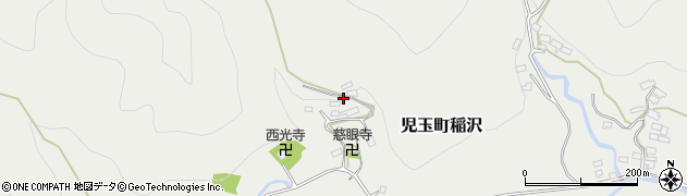 埼玉県本庄市児玉町稲沢432周辺の地図