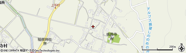 長野県松本市内田（向井）周辺の地図