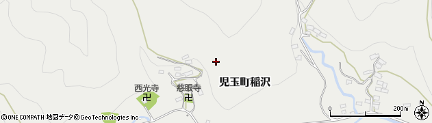 埼玉県本庄市児玉町稲沢周辺の地図