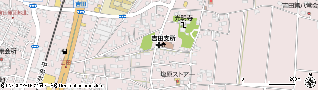 長野県塩尻市広丘吉田周辺の地図