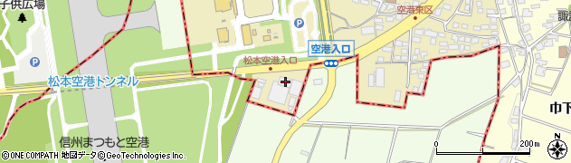 長野県松本市空港東8806周辺の地図