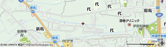 埼玉県熊谷市新島周辺の地図