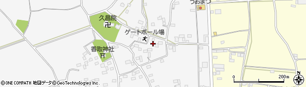 茨城県古河市山田496周辺の地図