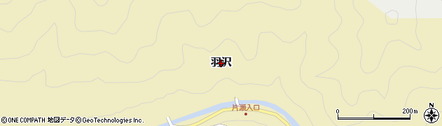 群馬県南牧村（甘楽郡）羽沢周辺の地図
