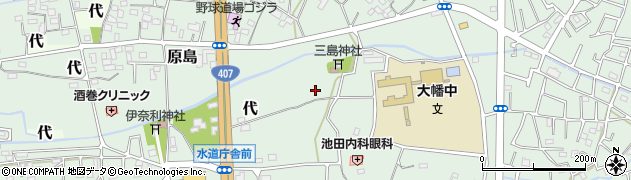 埼玉県熊谷市原島周辺の地図
