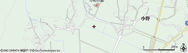 茨城県土浦市小野周辺の地図