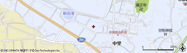 埼玉県美里町（児玉郡）中里周辺の地図