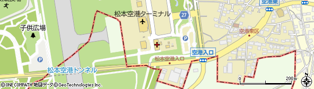 長野県松本市空港東8911周辺の地図