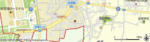 長野県松本市空港東8957周辺の地図