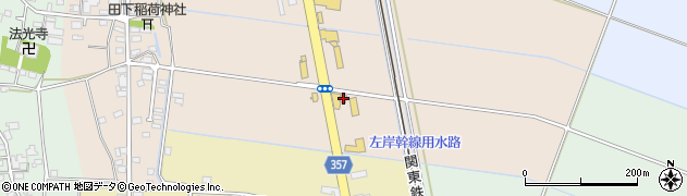 茨城県下妻市田下731周辺の地図