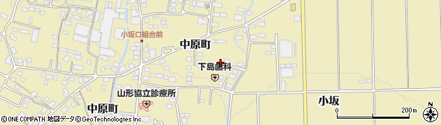 長野県東筑摩郡山形村小坂周辺の地図