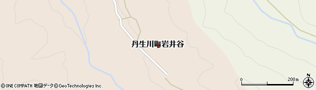 岐阜県高山市丹生川町岩井谷周辺の地図