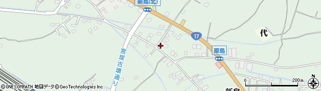 埼玉県熊谷市新島120周辺の地図