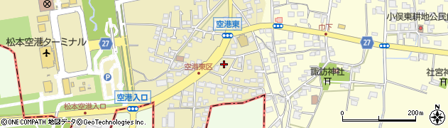 長野県松本市空港東8956周辺の地図