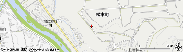 岐阜県高山市松本町周辺の地図
