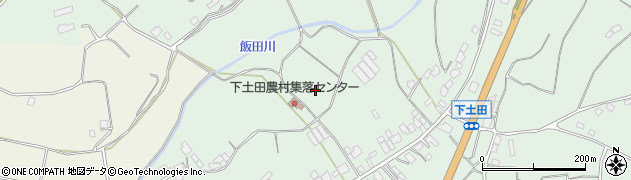茨城県かすみがうら市下土田周辺の地図