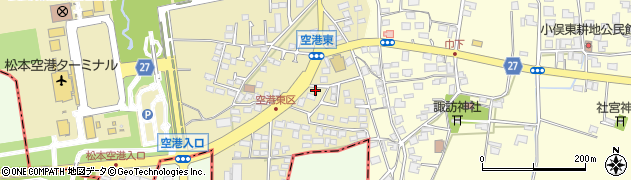長野県松本市空港東8961周辺の地図