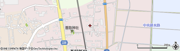 茨城県古河市茶屋新田216周辺の地図