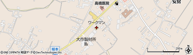 ワークマン鉾田店周辺の地図