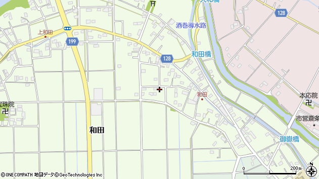 〒361-0061 埼玉県行田市和田の地図