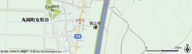 徳上寺周辺の地図