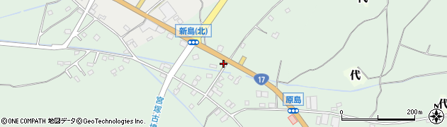 埼玉県熊谷市新島92周辺の地図