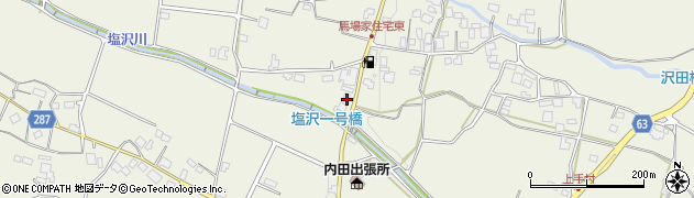 長野県松本市内田378周辺の地図