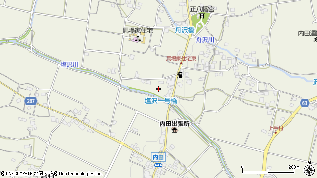 〒399-0023 長野県松本市内田の地図