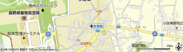 長野県松本市空港東8968周辺の地図