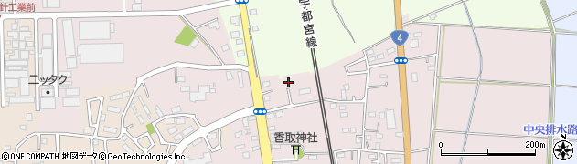 茨城県古河市茶屋新田193周辺の地図
