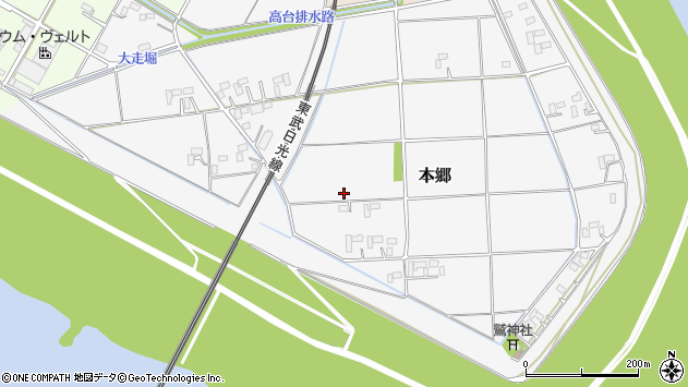 〒349-1216 埼玉県加須市本郷の地図