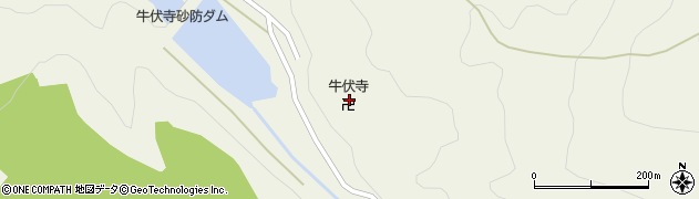 牛伏寺周辺の地図