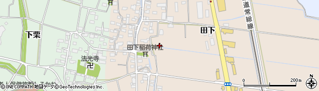 茨城県下妻市田下604周辺の地図