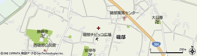 茨城県古河市磯部周辺の地図