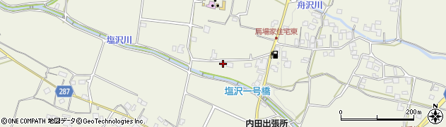 長野県松本市内田374周辺の地図