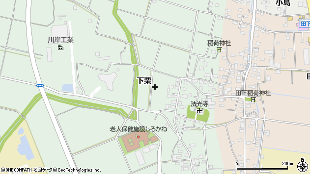 〒304-0811 茨城県下妻市下栗の地図
