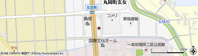 福井県坂井市丸岡町玄女14周辺の地図