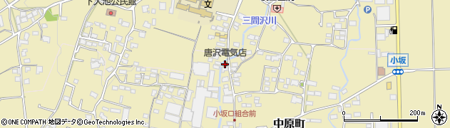唐沢電気店周辺の地図