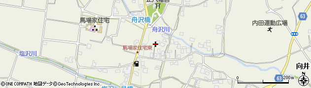 長野県松本市内田上北周辺の地図