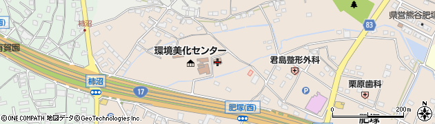 熊谷市　肥塚集会所周辺の地図