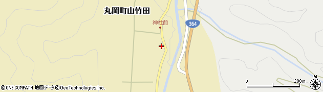 福井県坂井市丸岡町山竹田112周辺の地図