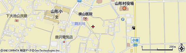 長野県山形村（東筑摩郡）仲町周辺の地図