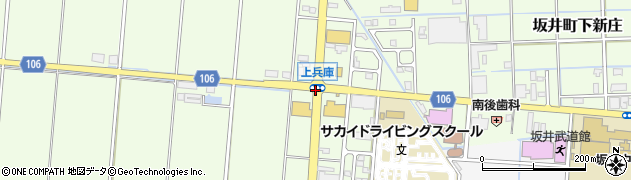 上兵庫周辺の地図
