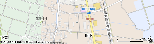 茨城県下妻市田下572周辺の地図