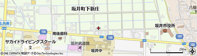 福井県坂井市坂井町下新庄12周辺の地図