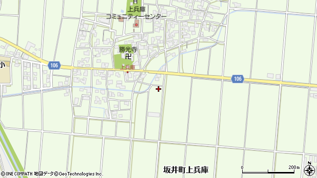 〒919-0526 福井県坂井市坂井町上兵庫の地図